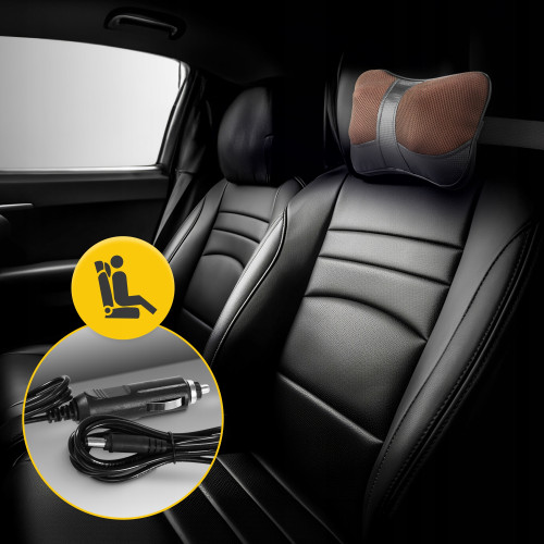 Массажная подушка  4FIZJO Shiatsu Ultra+ Brown - фото №9